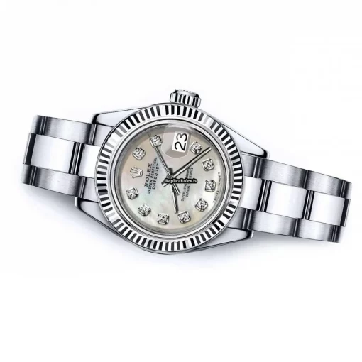 Quality Fake Rolex Lady-datejust 68274 Automatic Movement 26mm Steel Case Womens Watch - Image 2