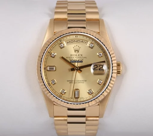 Neat Imitation Rolex Day-date 36 18238 Automatic Movement 36mm Yellow Gold Case Mens/unisex Watch - Image 2