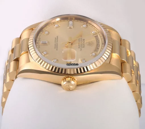Neat Imitation Rolex Day-date 36 18238 Automatic Movement 36mm Yellow Gold Case Mens/unisex Watch - Image 4