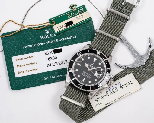 Luxury Replica Rolex Submariner Date 16800 Caliber 3035 Automatic Movement 40mm Steel Case Mens/unisex Watch