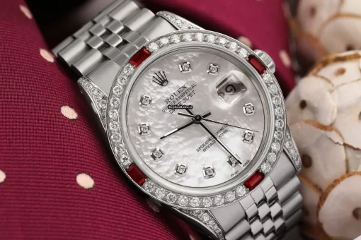 Incredible Fake Rolex Datejust 16014 Automatic Movement 36mm Steel Case Mens/unisex Watch - Image 4