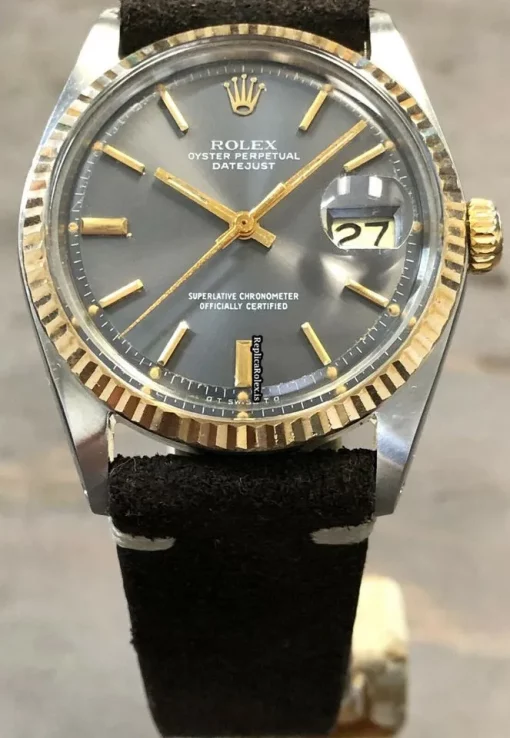 Pleasing Knockoff Rolex Datejust 1601 Automatic Movement 36mm Steel Case Mens/unisex Watch - Image 2