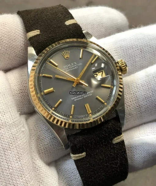 Pleasing Knockoff Rolex Datejust 1601 Automatic Movement 36mm Steel Case Mens/unisex Watch - Image 5