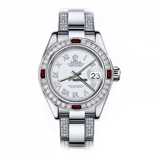 Wonderful Replica Rolex Oyster Perpetual Lady Date 69160 Automatic Movement 26mm Steel Case Womens Watch