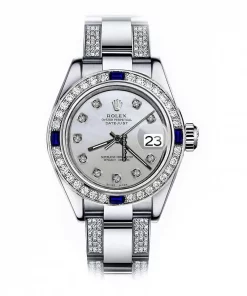 Fabulous Fake Rolex Oyster Perpetual Lady Date 69160 Automatic Movement 26mm Steel Case Womens Watch