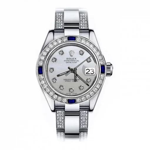 Fabulous Fake Rolex Oyster Perpetual Lady Date 69160 Automatic Movement 26mm Steel Case Womens Watch