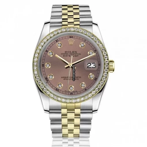 Incredible Fake Rolex Datejust 16013 Automatic Movement 36mm Gold/steel Case Mens/unisex Watch