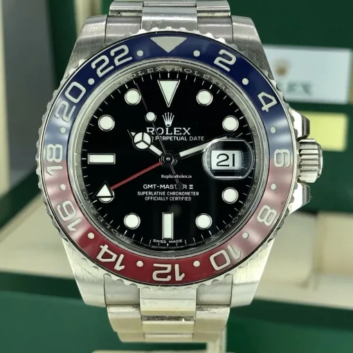 Wholesale Replica Rolex Gmt-master II 116719blro Automatic Movement 40x12mm White Gold Case Mens/unisex Watch