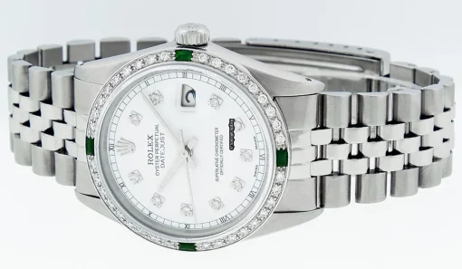 Defect Replica Rolex Datejust Caliber 3035 Automatic Movement 36mm Steel Case Mens/unisex Watch - Image 9