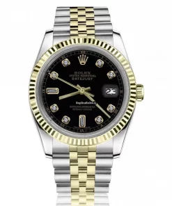 Excellent Knockoff Rolex Datejust 16233 Automatic Movement 36mm Gold/steel Case Mens/unisex Watch