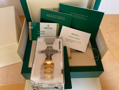 Lovely Imitation Rolex Submariner Date 116618lb Caliber 3135 Automatic Movement 40mm Yellow Gold Case Mens/unisex Watch - Image 9