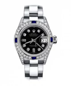Fabulous Copies Rolex Oyster Perpetual Lady Date 69160 Automatic Movement 26mm Steel Case Womens Watch