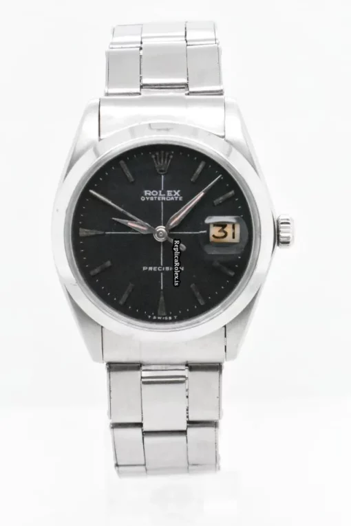 Fantastic Replica Rolex Oyster Precision 6694 Caliber 1225 Manual Winding Movement 34x40mm Steel Case Mens/unisex Watch