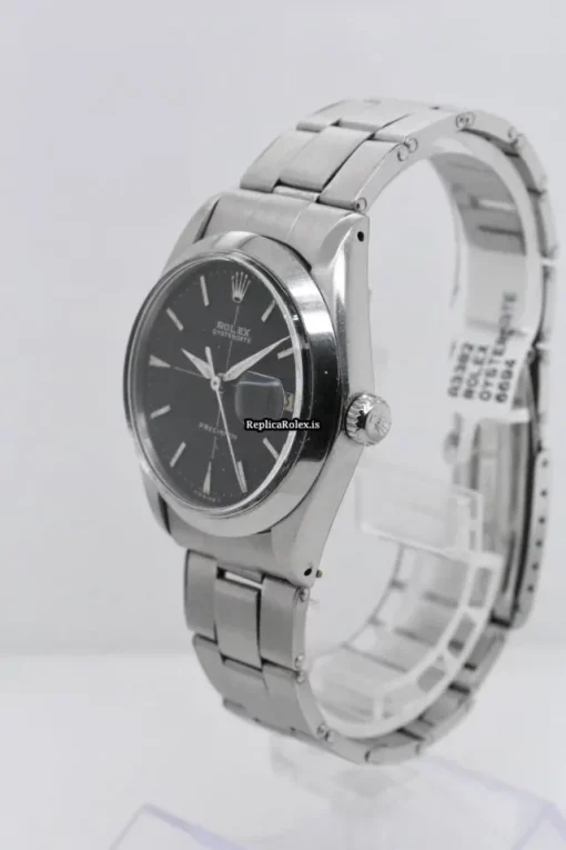 Fantastic Replica Rolex Oyster Precision 6694 Caliber 1225 Manual Winding Movement 34x40mm Steel Case Mens/unisex Watch - Image 3