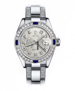 Swiss Fake Rolex Oyster Perpetual Lady Date 69160 Automatic Movement 26mm Steel Case Womens Watch