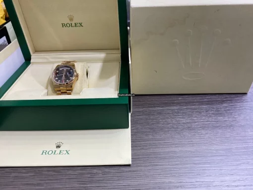 Fine Replica Rolex Day-date 36 118235 Caliber 3155 Automatic Movement 36mm Rose Gold Case Mens/unisex Watch - Image 2