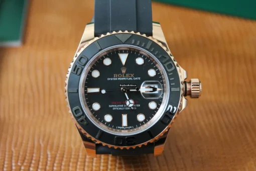 Fantastic Fake Rolex Yacht-master 40 116655 Caliber 3135 Automatic Movement 40mm Rose Gold Case Mens/unisex Watch - Image 10