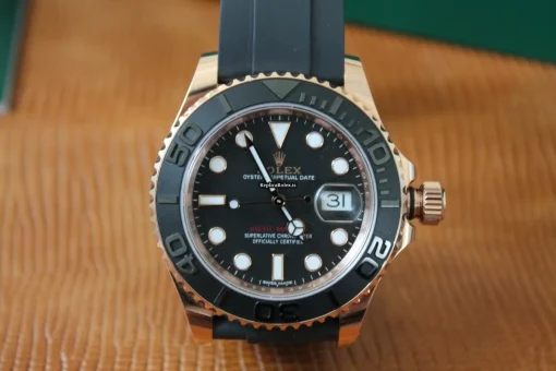 Fantastic Fake Rolex Yacht-master 40 116655 Caliber 3135 Automatic Movement 40mm Rose Gold Case Mens/unisex Watch - Image 11