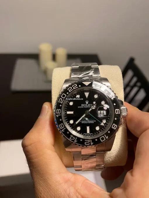 High Quality Replica Rolex Gmt-master II 116710ln Caliber 3186 Automatic Movement 40mm Steel Case Mens/unisex Watch