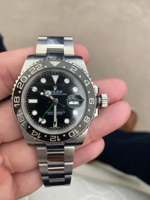 High Quality Replica Rolex Gmt-master II 116710ln Caliber 3186 Automatic Movement 40mm Steel Case Mens/unisex Watch - Image 8