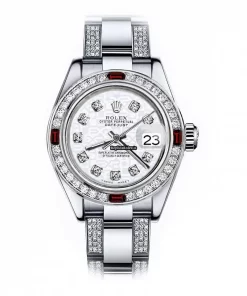 Awesome Replica Rolex Oyster Perpetual Lady Date 69160 Automatic Movement 26mm Steel Case Womens Watch