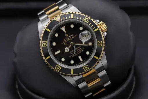 1:1 Replica Rolex Submariner Date 16613 40mm Gold/steel Case Watch - Image 10