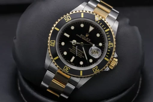 1:1 Replica Rolex Submariner Date 16613 40mm Gold/steel Case Watch - Image 9
