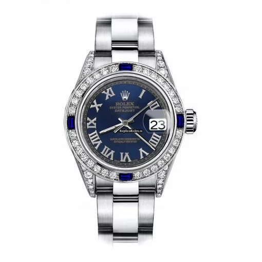 Attractive Replica Rolex Oyster Perpetual Lady Date 69160 Automatic Movement 26mm Steel Case Womens Watch