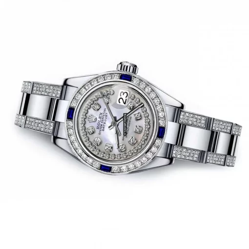 Aaa Copy Rolex Oyster Perpetual Lady Date 69160 Automatic Movement 26mm Steel Case Womens Watch - Image 2