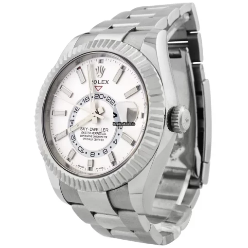 Discount Fake Rolex Sky-dweller 326934 Caliber 9001 Automatic Movement 42mm Steel Case Mens/unisex Watch - Image 2