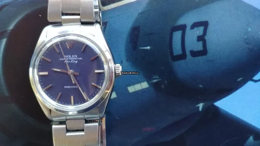 Excellent Replica Rolex Air King Precision 5500 Caliber 1520 Automatic Movement 34mm Steel Case Mens/unisex Watch - Image 6