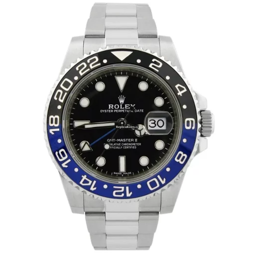 High Quality Replica Rolex Gmt-master II 116710blnr Caliber 3186 Automatic Movement 40mm Steel Case Mens/unisex Watch