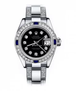 Amazing Replica Rolex Oyster Perpetual Lady Date 69160 Automatic Movement 26mm Steel Case Womens Watch