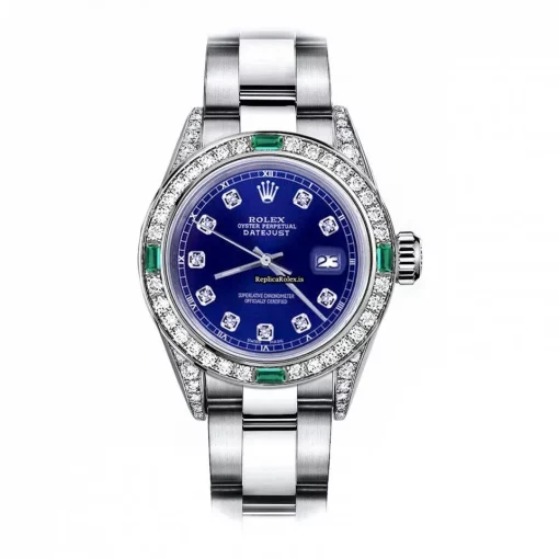 Fantastic Fake Rolex Oyster Perpetual Lady Date 69160 Automatic Movement 26mm Steel Case Womens Watch