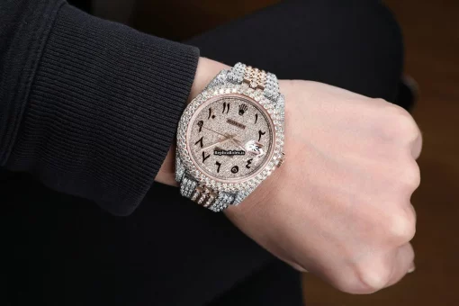 Fantastic Clone Rolex Datejust 126301 Automatic Movement 41mm Gold/steel Case Mens/unisex Watch - Image 6