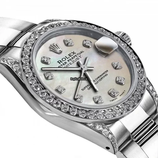 Neat Replica Rolex Lady-datejust 68274 Automatic Movement 31mm Steel Case Womens Watch - Image 2