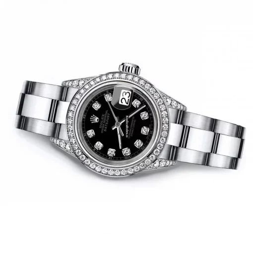 Inexpensive Fake Rolex Lady-datejust 68274 Automatic Movement 31mm Steel Case Womens Watch - Image 3