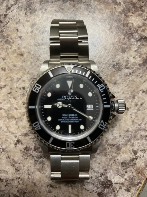 Distinctive Fake Rolex Sea-dweller 4000 16600 Caliber 3135 Automatic Movement 40mm Steel Case Mens/unisex Watch - Image 11