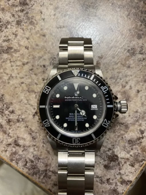 Distinctive Fake Rolex Sea-dweller 4000 16600 Caliber 3135 Automatic Movement 40mm Steel Case Mens/unisex Watch - Image 12