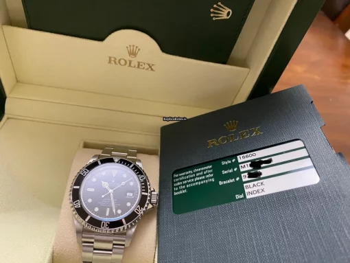 Distinctive Fake Rolex Sea-dweller 4000 16600 Caliber 3135 Automatic Movement 40mm Steel Case Mens/unisex Watch - Image 2