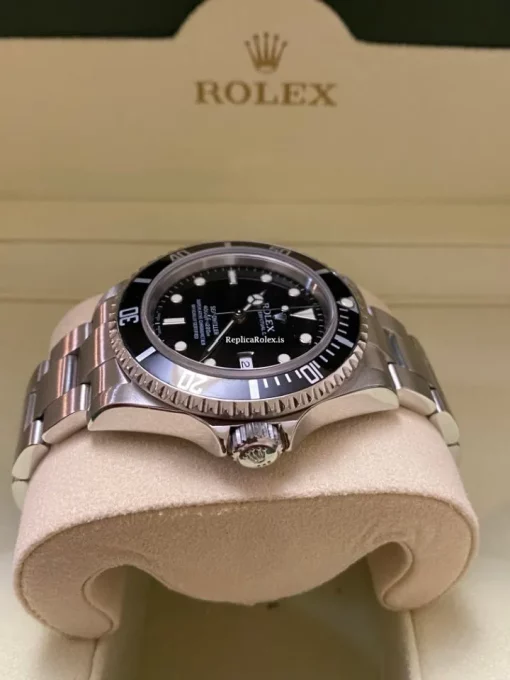 Distinctive Fake Rolex Sea-dweller 4000 16600 Caliber 3135 Automatic Movement 40mm Steel Case Mens/unisex Watch - Image 7