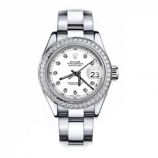 Design Fake Rolex Lady-datejust 68274 Automatic Movement 31mm Steel Case Womens Watch