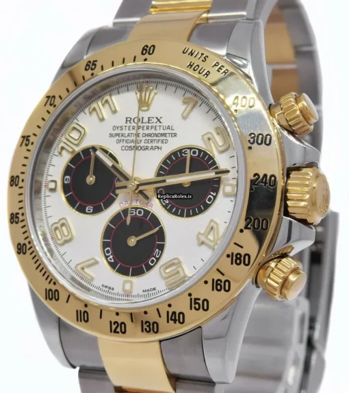 Suitable Fake Rolex Daytona 116523 Automatic Movement 40mm Gold/steel Case Mens/unisex Watch - Image 10