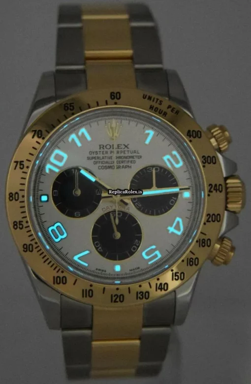 Suitable Fake Rolex Daytona 116523 Automatic Movement 40mm Gold/steel Case Mens/unisex Watch - Image 11