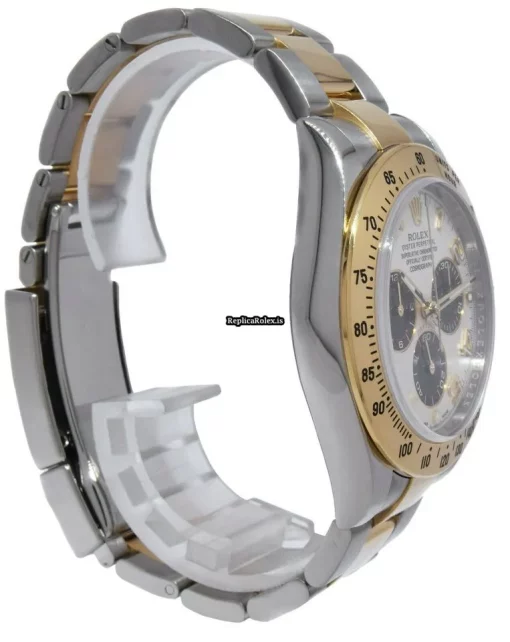 Suitable Fake Rolex Daytona 116523 Automatic Movement 40mm Gold/steel Case Mens/unisex Watch - Image 9