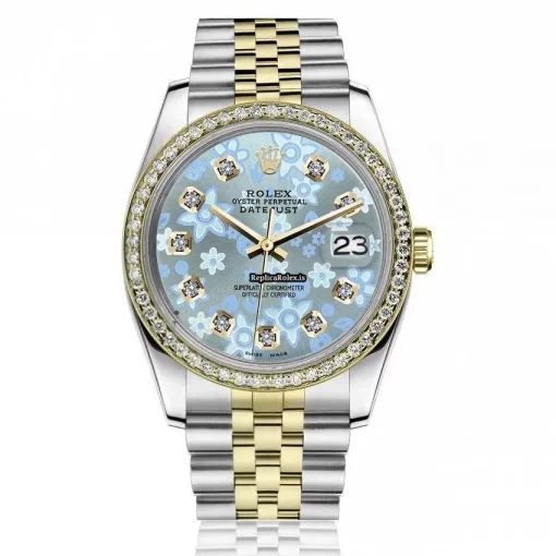 Great Replica Rolex Lady-datejust 69173 Automatic Movement 26mm Gold/steel Case Womens Watch