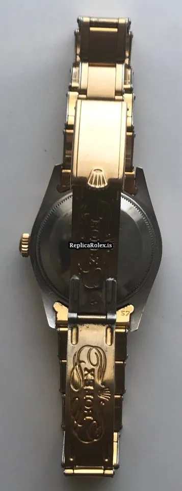 Inexpensive Clone Rolex Oyster Perpetual 6634 Automatic Movement 34mm Gold/steel Case Mens/unisex Watch - Image 5