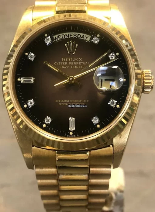 Nice Fake Rolex Day-date 36 18038 Automatic Movement Watch - Image 2