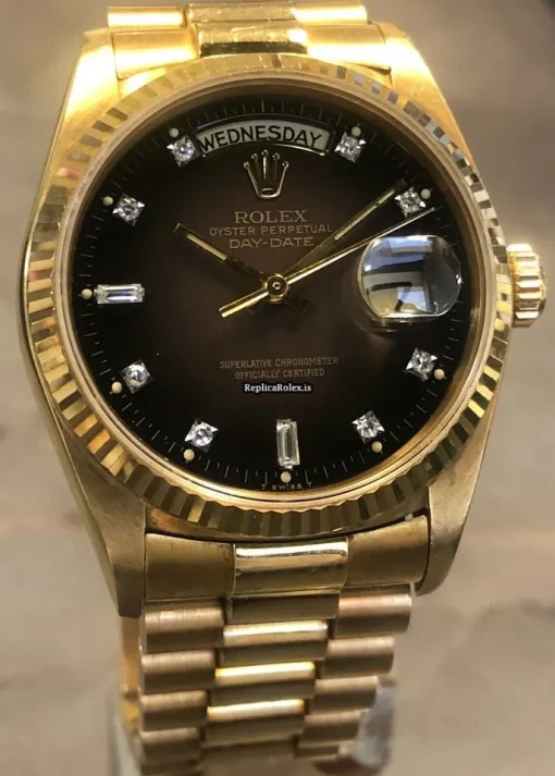 Nice Fake Rolex Day-date 36 18038 Automatic Movement Watch - Image 3