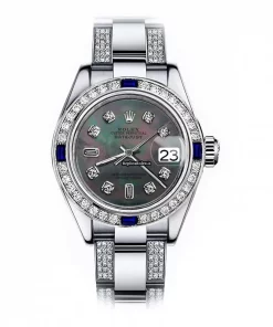 Fantastic Replica Rolex Oyster Perpetual Lady Date 69160 Automatic Movement 26mm Steel Case Womens Watch